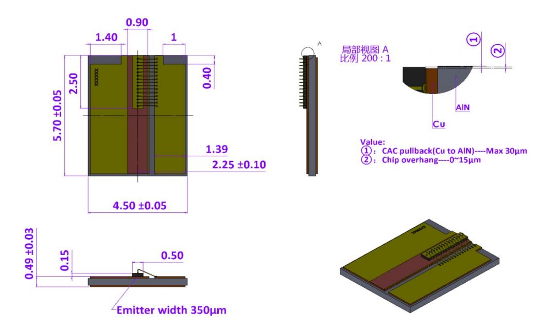 尺寸：5.7*4.5*0.8mm